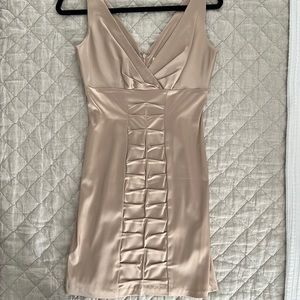 Champagne colored Calvin Klein Dress